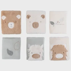 Lot de 6 protège barreaux pour lit et parc bébé Fluffy,Orso & Lily