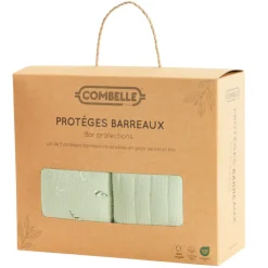 Lot de 5 protèges barreaux modulables Promenade Bucolique vert