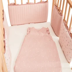Lot de 5 protèges barreaux modulables Promenade Bucolique rose