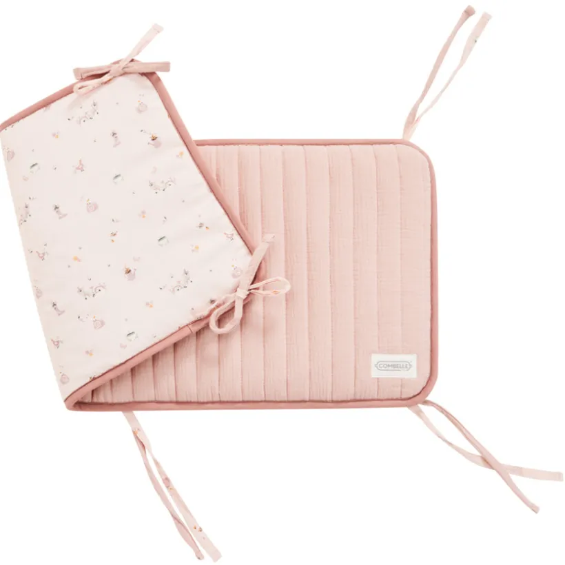 Lot de 5 protèges barreaux modulables Promenade Bucolique rose