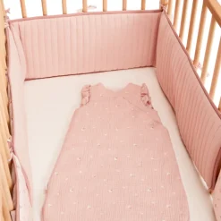 Lot de 5 protèges barreaux modulables Promenade Bucolique rose