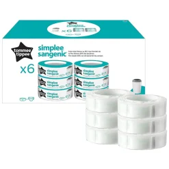 Lot de 6 recharges pour poubelle Simplee