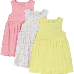 Lot de 3 robes débardeurs fantaisie pour bébé fille