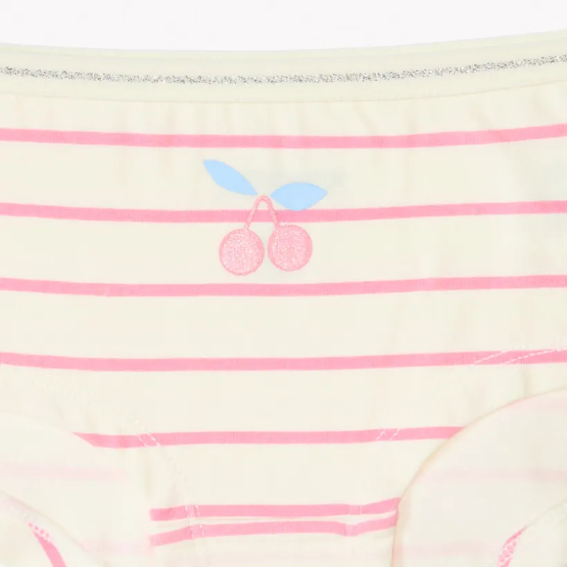 Lot de 4 shorties cerises fantaisie pour fille