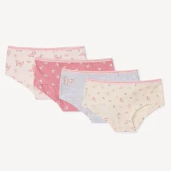 Lot de 4 shorties fantaisie pour fille