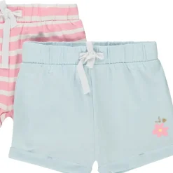 Lot de 4 shorts fantaisie en jersey slub pour bébé fille