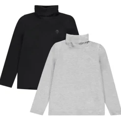 Lot de 2 sous-pulls col roulé pour enfant garçon