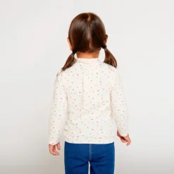 Lot de 2 sous-pulls à col roulé pour bébé fille