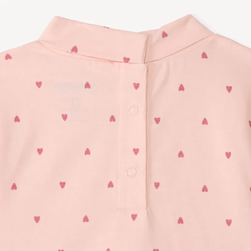 Lot de 2 sous-pulls à col roulé pour bébé fille