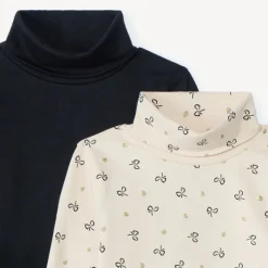 Lot de 2 sous-pulls cols roulés pour fille