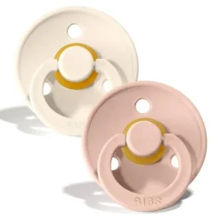 Lot de 2 sucettes colour 0-6 mois - Blush/Ivory