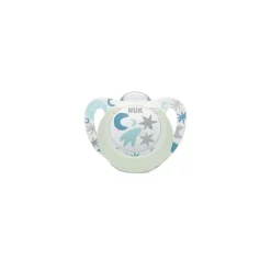 Lot de 2 sucettes en silicone Starlight 0-6M