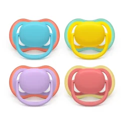 Lot de 2 sucettes silicone 18M+ Ultra Air unies (lot aléatoire)