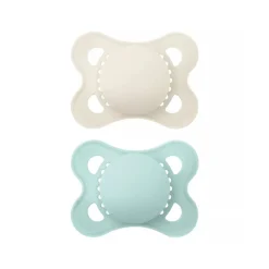 Lot de 2 sucettes silicone Original 2-6M tendance (modèle aléatoire)