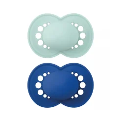 Lot de 2 sucettes silicone Original 6M+ tendance (modèle aléatoire)