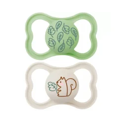 Lot de 2 sucettes silicone Suprême 6M+ (modèle aléatoire)