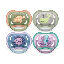 Lot de 2 sucettes silicone Ultra Air 6-18M (modèles aléatoires)