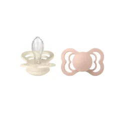 Lot de 2 sucettes supreme taille 2 6-18 mois - Ivory/Blush