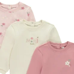 Lot de 3 sweats en molleton fantaisie pour bébé fille