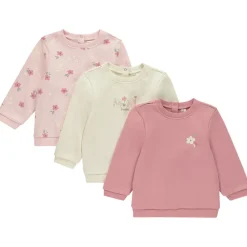 Lot de 3 sweats en molleton fantaisie pour bébé fille