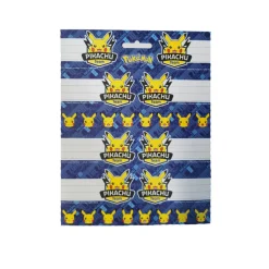 Lot de 9 étiquettes autocollantes Pikachu Pokemon