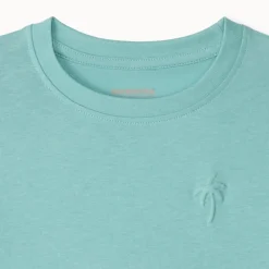Lot de 3 t-shirt manches courtes uni avec print palmier pour garçon