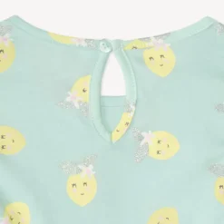 Lot de t-shirt manches courtes fantaisie pour bébé fille
