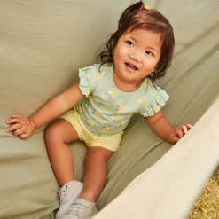 Lot de t-shirt manches courtes fantaisie pour bébé fille