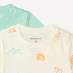 Lot de 3 t-shirts manches courtes fantaisie pour bébé garçon