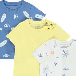 Lot de 3 t-shirts manches courtes fantaisie pour bébé garçon
