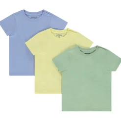 Lot de 3 t-shirts manches courtes print gomme pour bébé garçon
