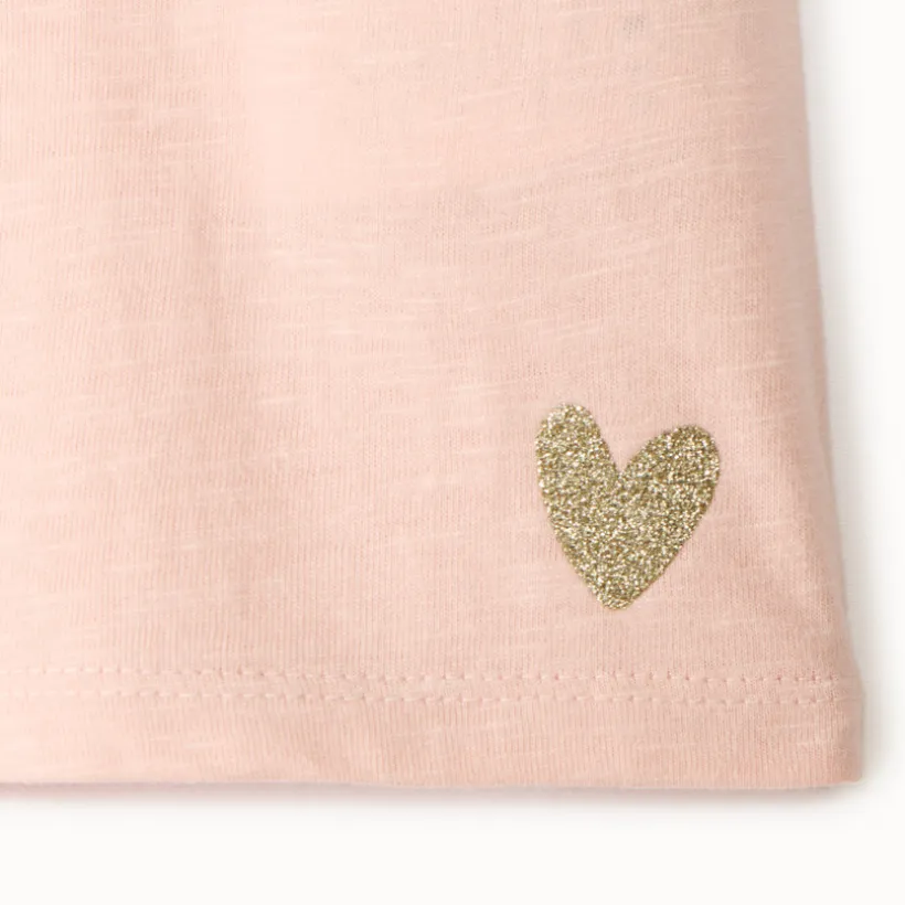 Lot de 3 t-shirts manches courtes unis pour bébé fille