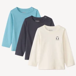 Lot de 3 t-shirts manches longues printé pour bébé garçon