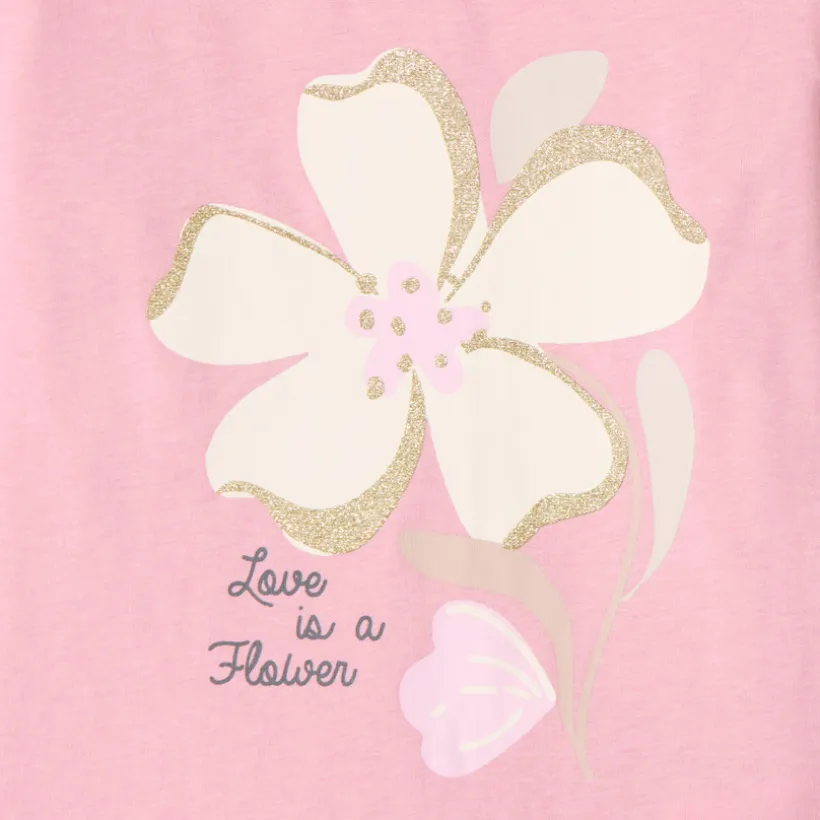 Lot de 4 t-shirts manches longues fantaisie pour fille