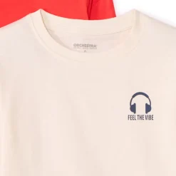 Lot de 3 t-shirts manches longues print casque pour garçon