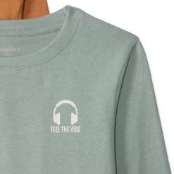 Lot de 3 t-shirts manches longues unis pour garçon