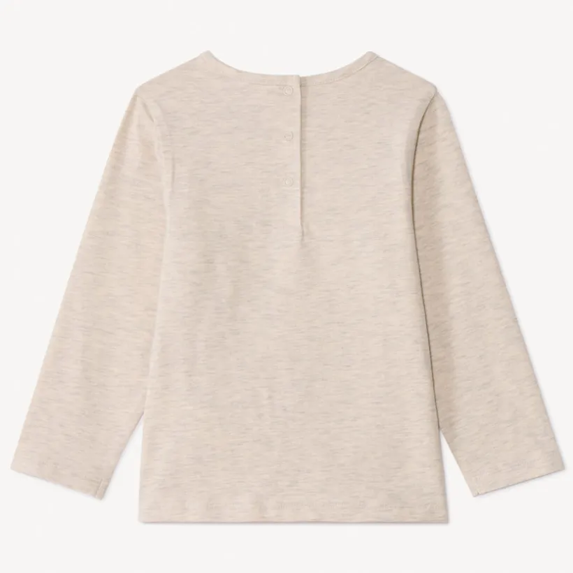 Lot de 3 t-shirts manches longues unis pour bébé fille