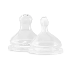 Lot de 2 tétites en silicone débit rapide