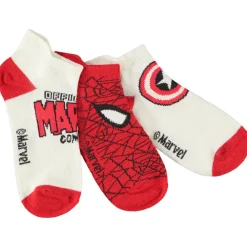 Lots de 3 paires de chaussettes courtes Marvel pour garçon