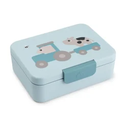 Lunchbox avec séparateur Tiny Farm bleu