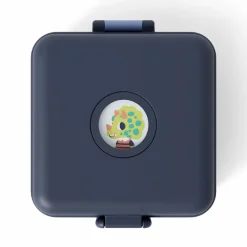 Lunchbox personnalisable 850ml Snacky avec couverts Infinity Blue