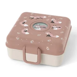 Lunchbox personnalisable 850ml Snacky avec couverts Fox
