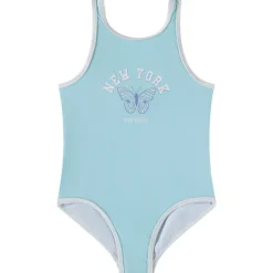 Maillot de bain 1 pièce avec print fantaisie papillon pour fille