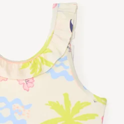 Maillot de bain 1 pièce imprimé fantaisie pour fille