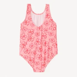 Maillot de bain 1 pièce imprimé fleurs de tiaré pour fille