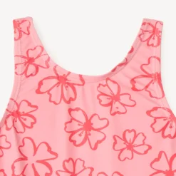 Maillot de bain 1 pièce imprimé fleurs de tiaré pour fille