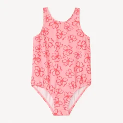 Maillot de bain 1 pièce imprimé fleurs de tiaré pour fille