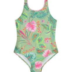 Maillot de bain 1 pièce imprimé jungle pour fille
