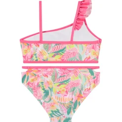 Maillot de bain 2 pièces imprimé tropical pour fille