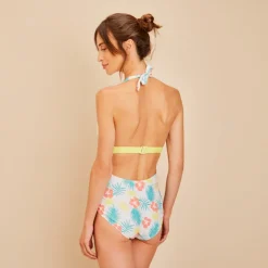 Maillot 1 pièce en jersey imprimé fleuri pour femme